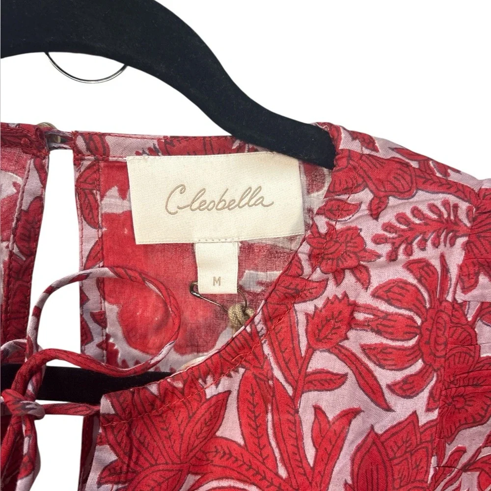 NWT Cleobella Kaz Flora Organic Cotton Mini Dress MSRP $218 Medium - Picture 3 of 6